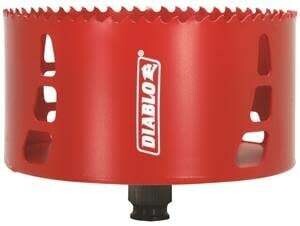 Diablo DHS5000 Hole Saw, 5 in Dia, 2-3/8 in D Cutting, 3/8 in Arbor, Bi-Metal Cutting Edge
