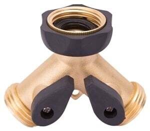 Landscapers Select GB9105A3L Y-Connector, Female and Male, Brass, Brass, For: Garden Hose and Faucet*