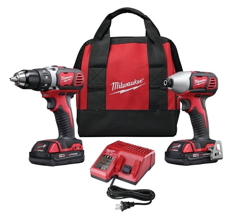 Milwaukee 2691-22 Two-Tool Combo Kit, Battery Included: Yes*