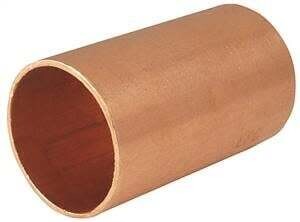 EPC 100 Series 30900 Pipe Coupler with Stop, 1/2 in, Sweat