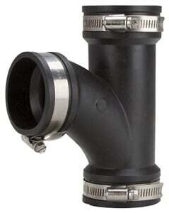 ProSource QT-200 Flexible Tee, 2 in Run, 2 in Branch