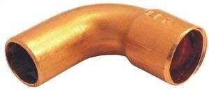 EPC 31400 Street Pipe Elbow, 1/2 in, C x FTG, Sweat, 90 deg Angle, Wrot Copper