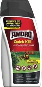 Amdro QUICK KILL 100522992 Outdoor Insect Killer, Liquid, Spray Application, 32 oz*