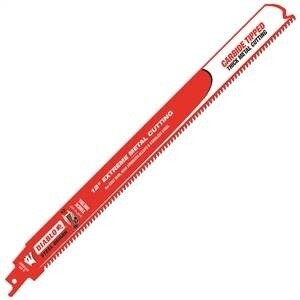 Diablo DS1208CF Reciprocating Saw Blade, 1 in W, 12 in L, 8 TPI, Carbide Cutting Edge*