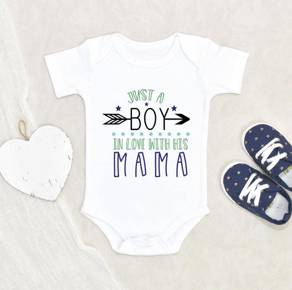 Just a Boy in Love with His Mama Onesie