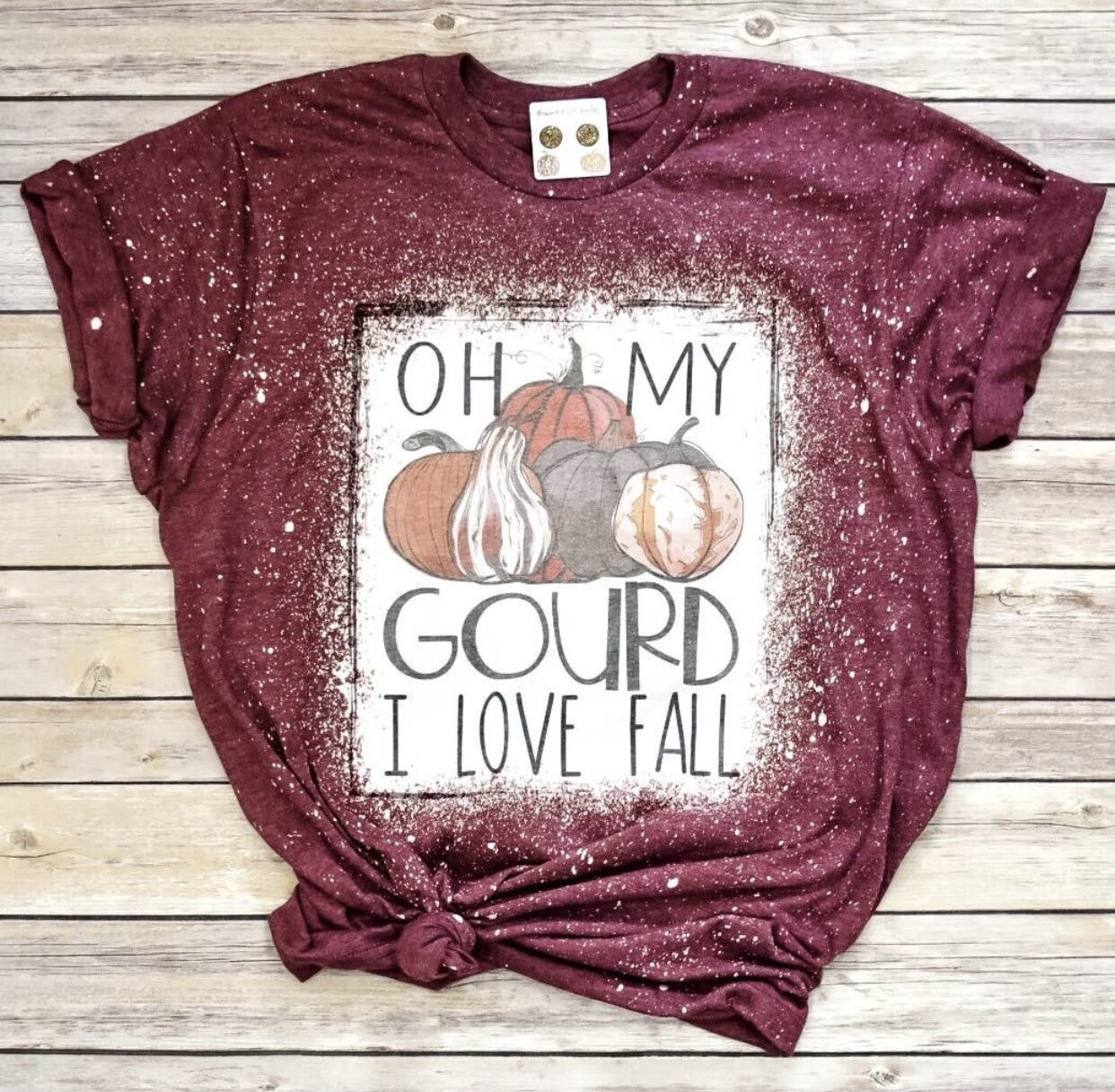 Oh My Gourd Bleached Tee