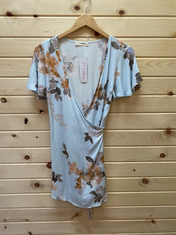 Floral Open Front Shirt