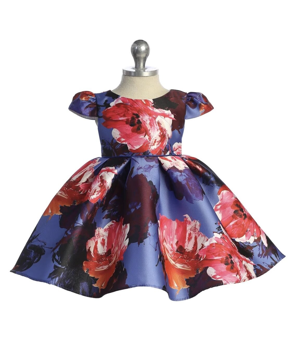 Watercolor Mikado Baby Dress