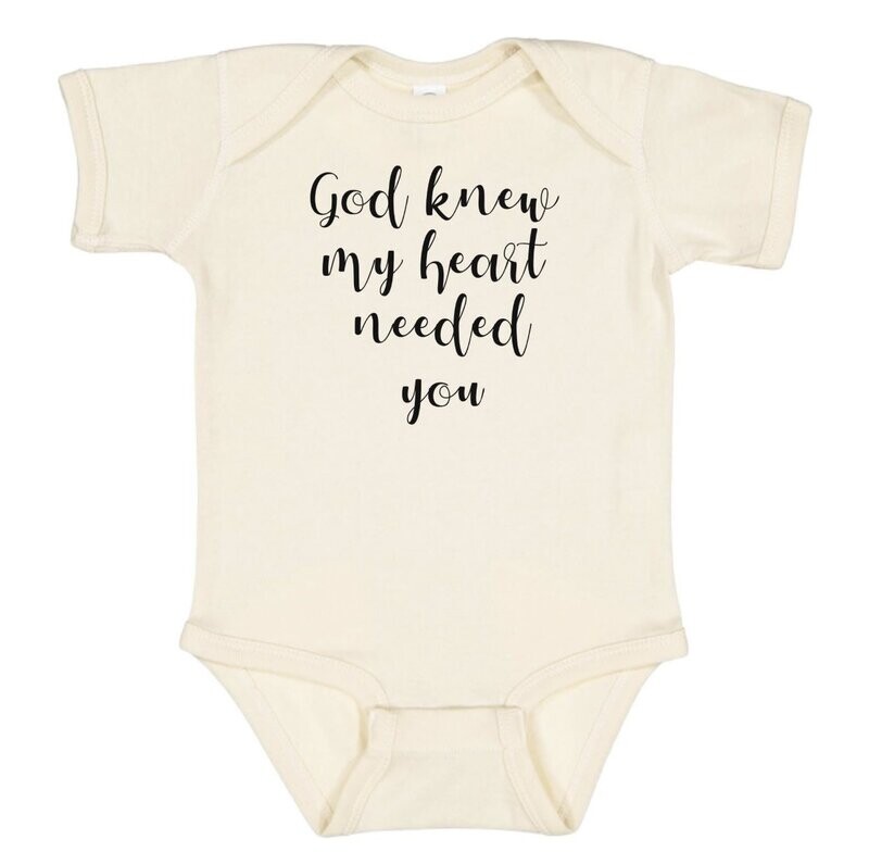 God Knew My Heart Onesie