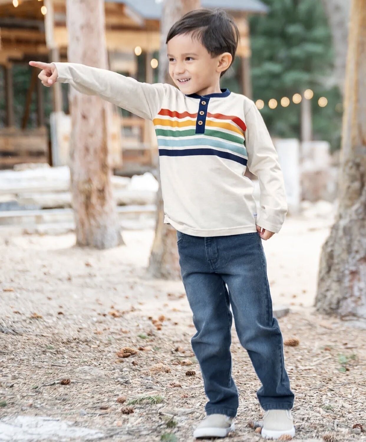Baby Boy Medium Wash Straight Jeans