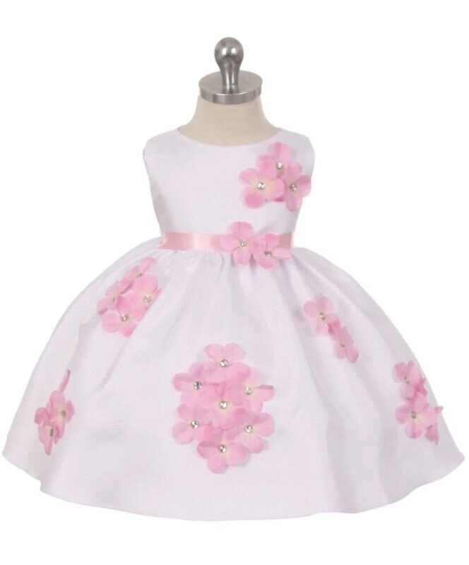 Floral Petal w/Gems Dress