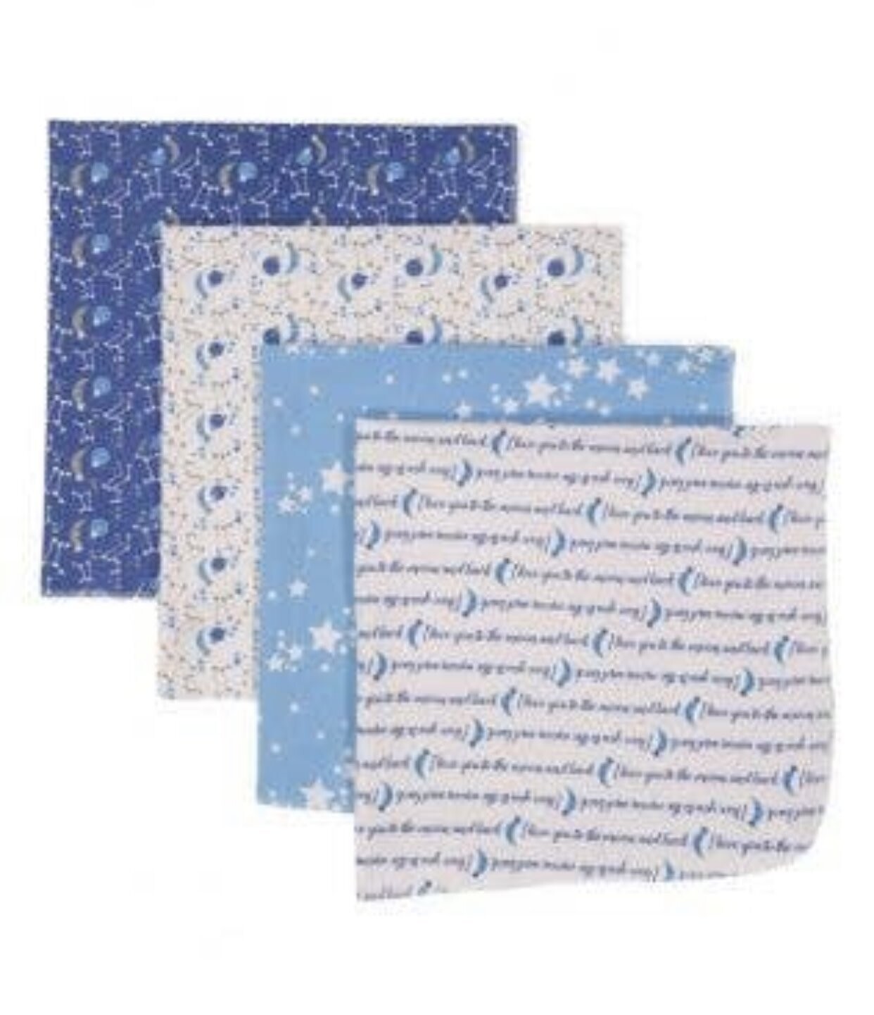 Four Pack Receiving Blankets
