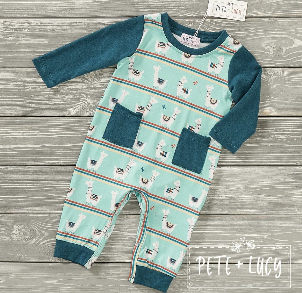 Happy Llamas Romper