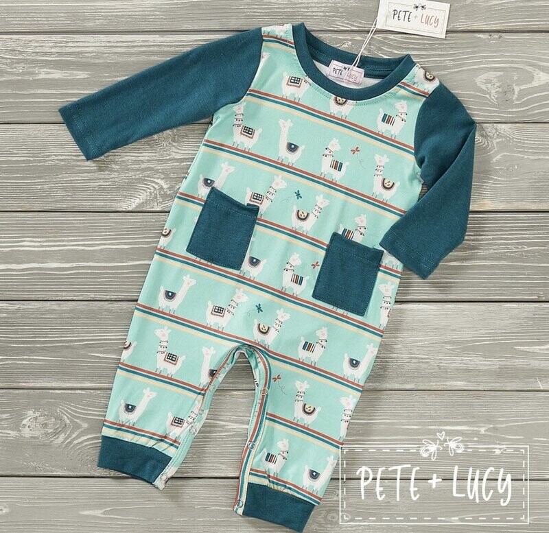 Happy Llamas Romper