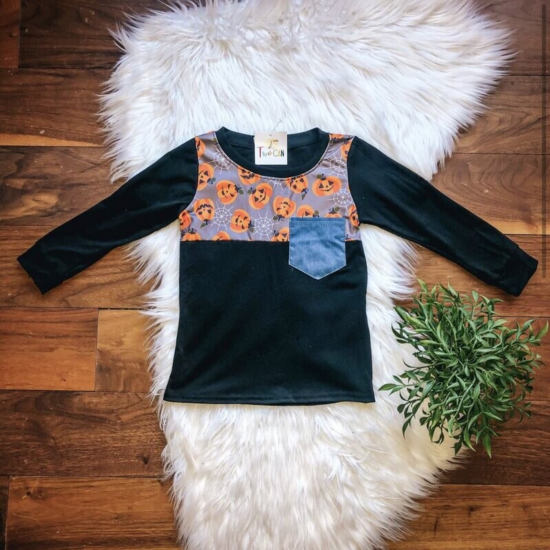 Spooky Pumpkin Pocket Tee