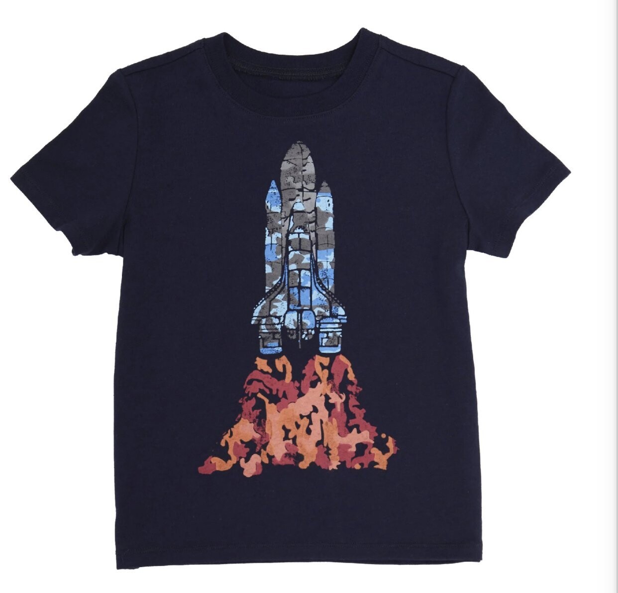 Navy Rocket SS Tshirt boys