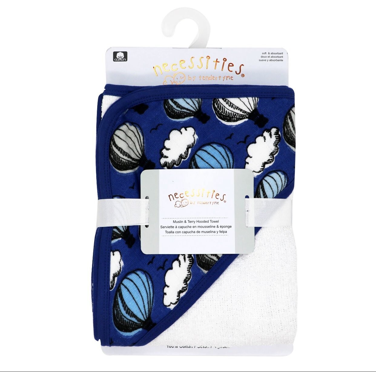 Hot Air Balloon Hooded Towel