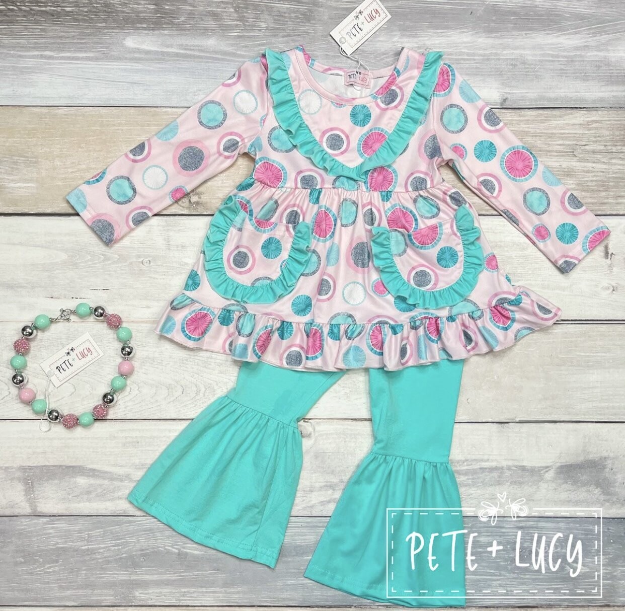 P + L Big Kid Pant Set