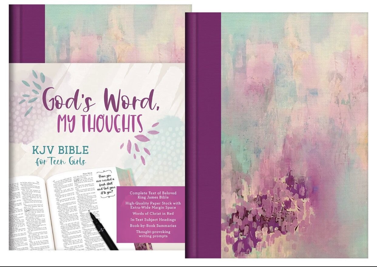 God&#39;s Word, My Thoughts KJV for Teen Girls