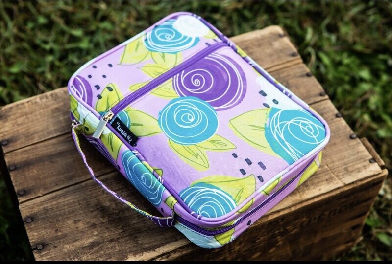 Purple Floral Bible Cover