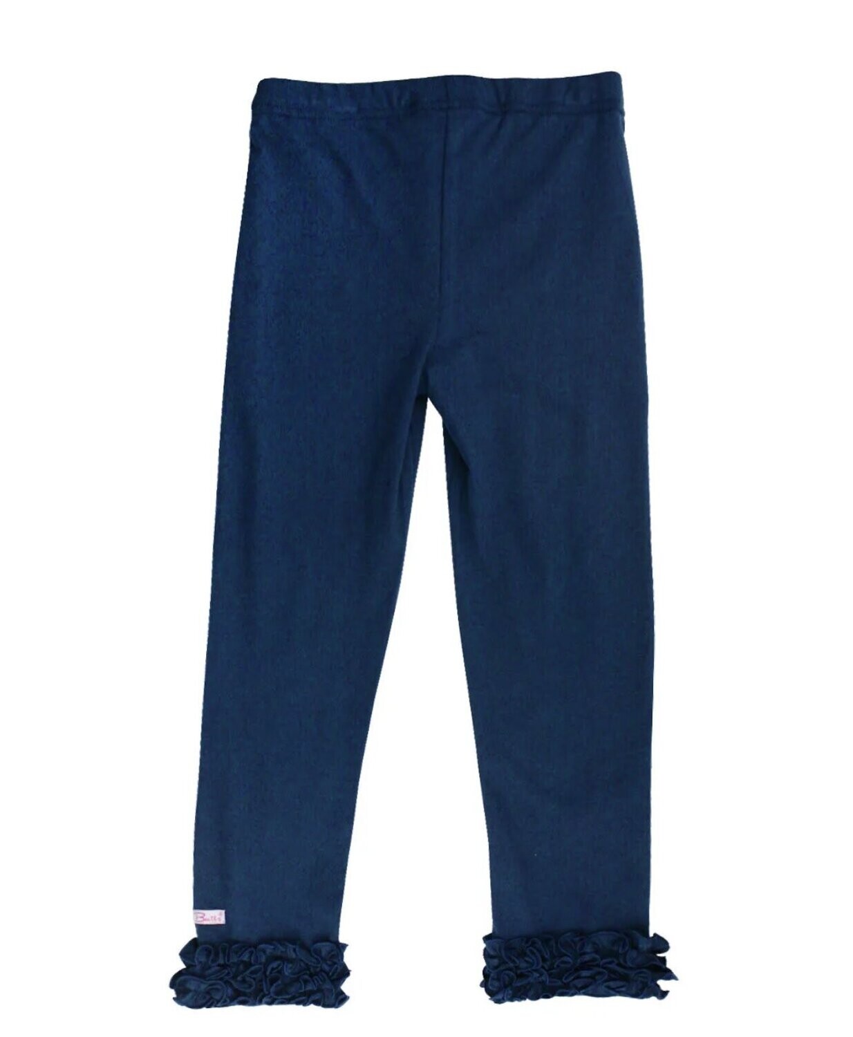 Dark Navy Ruffle Leggings