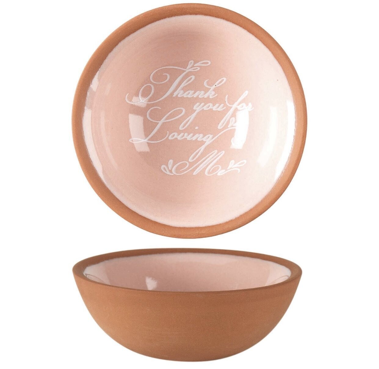 Terra Cotta Thank You Mini Bowl