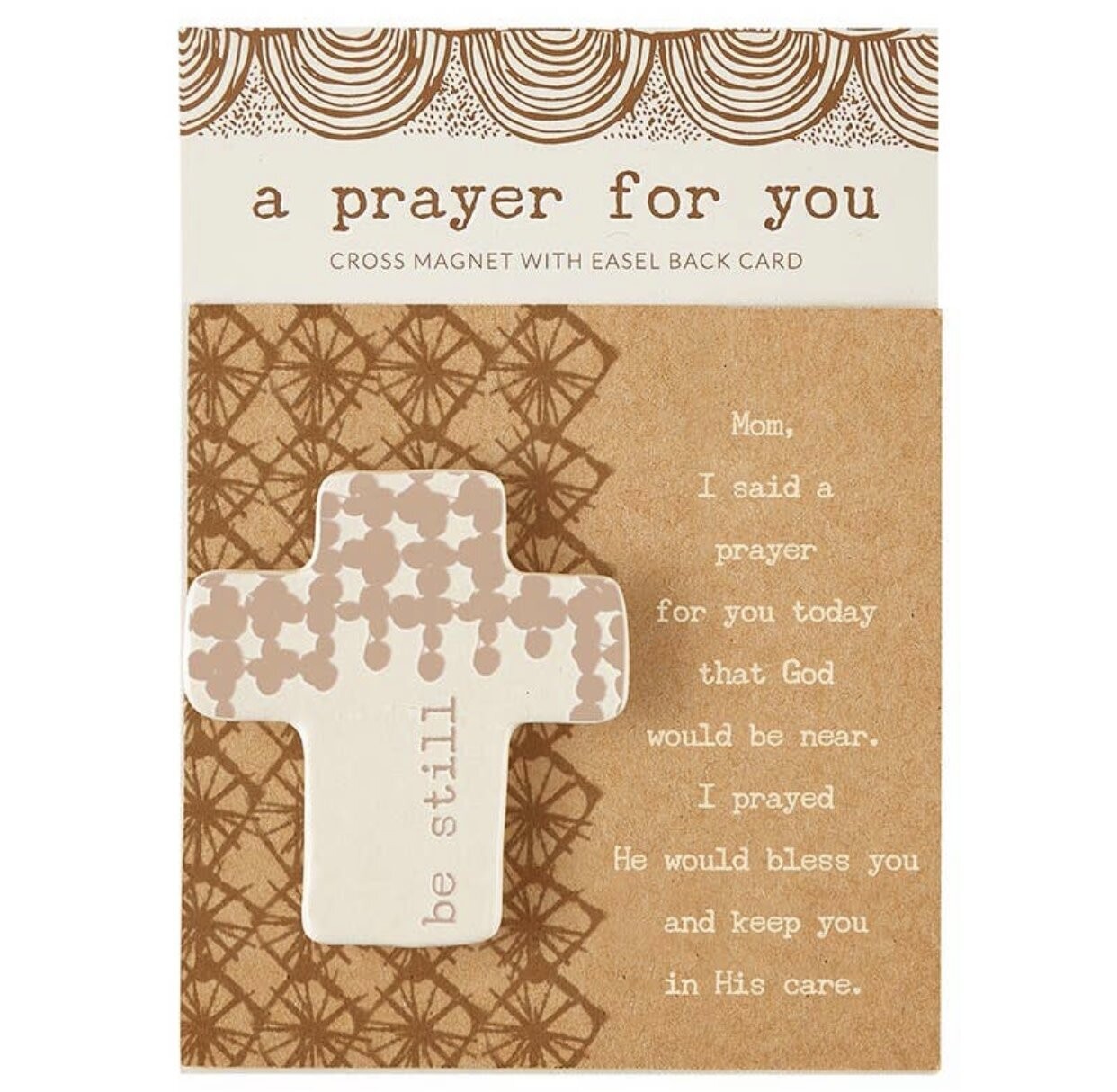 Prayer for Mom Cross Magnet