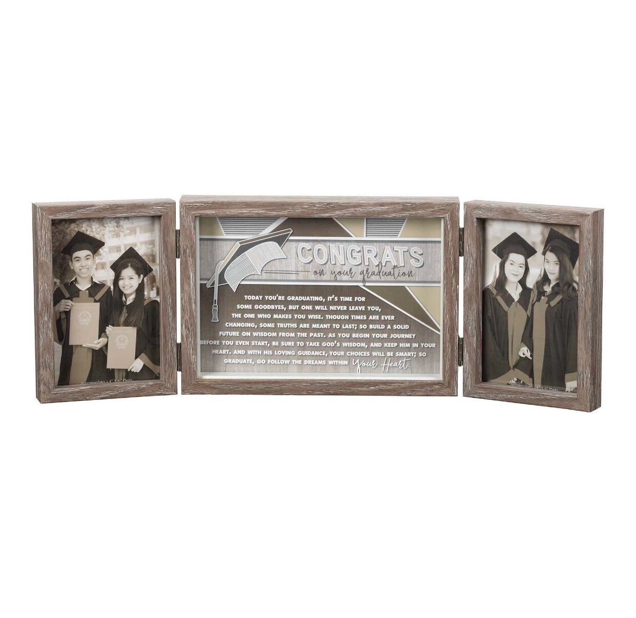 Graduation Tri Fold Frame