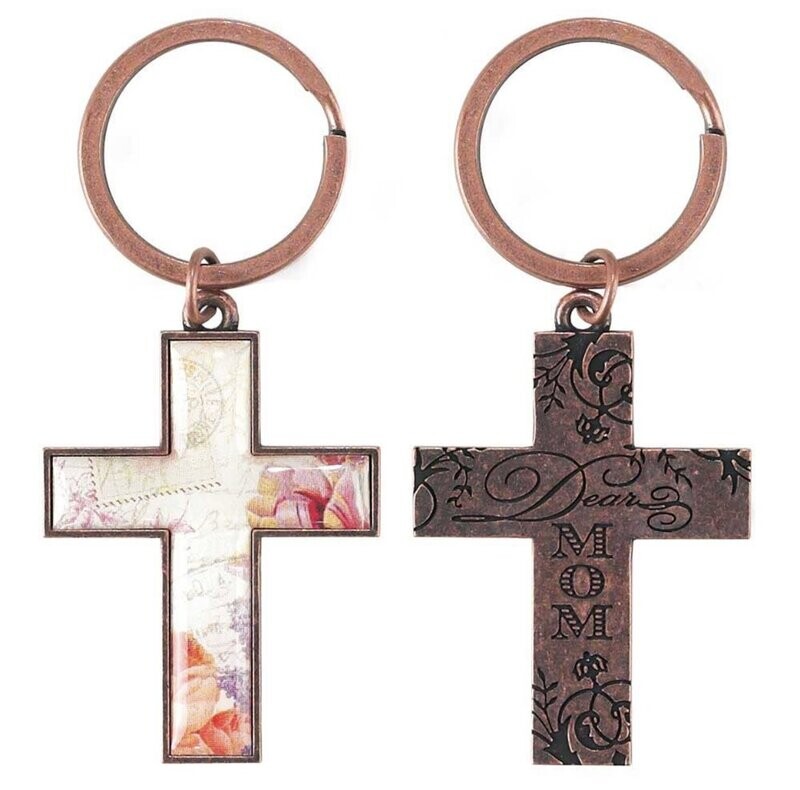 Mom Metal Keychain