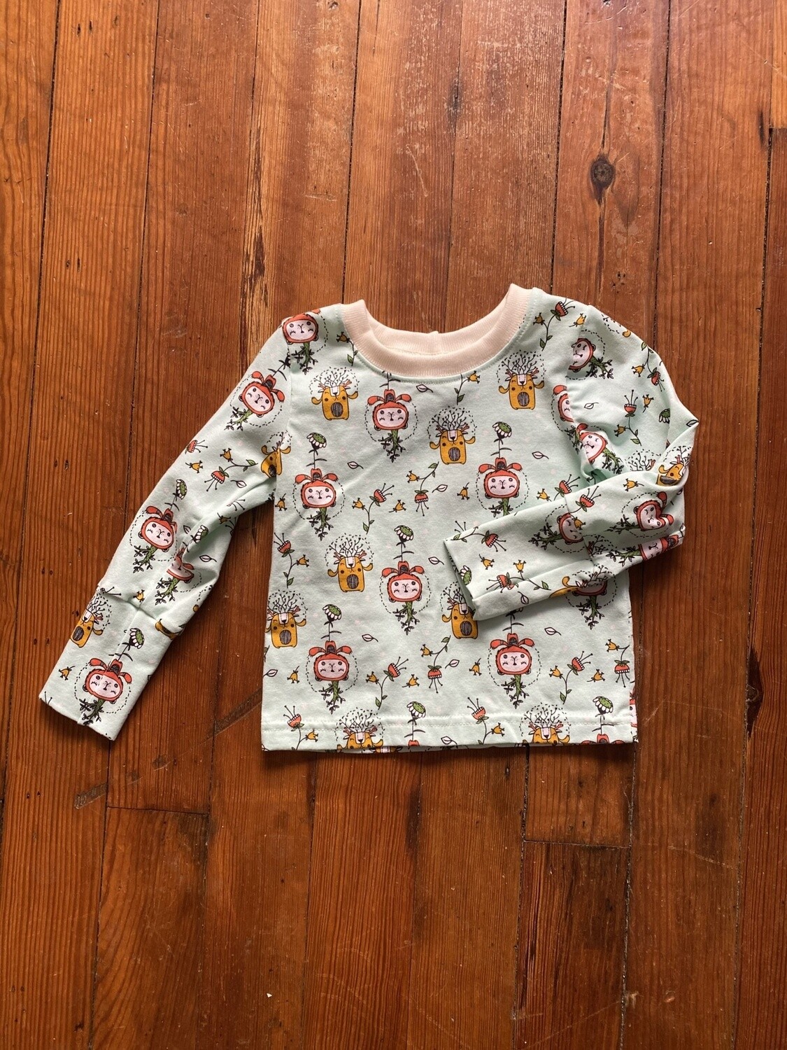 Grow With Me LS Woodland Friends Shirt