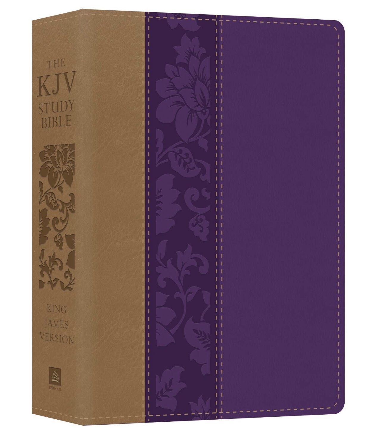KJV Study Bible Large Print - Violet Floret
