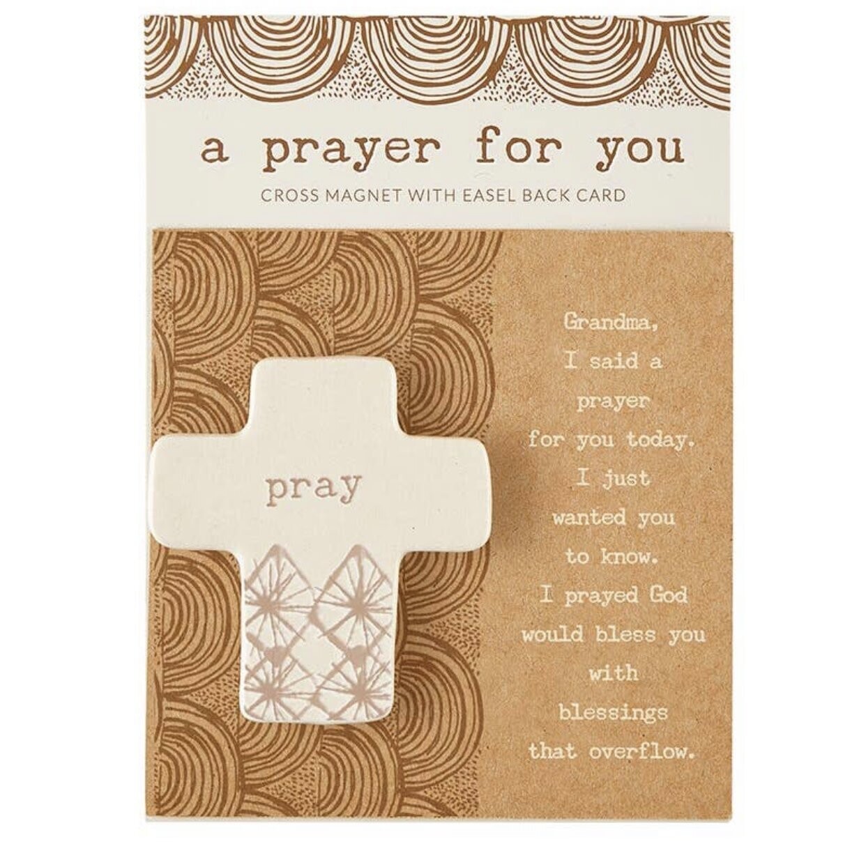 Prayer For Grandma cross magnet