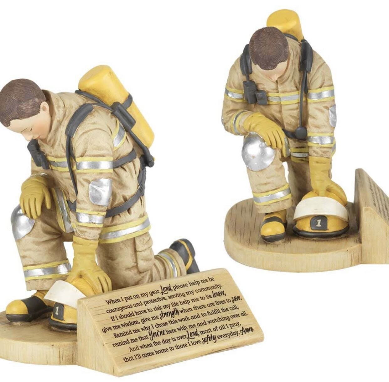Firefighter&#39;s Prayer Figurine