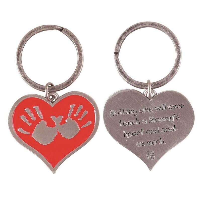 Metal Mommy Keychain