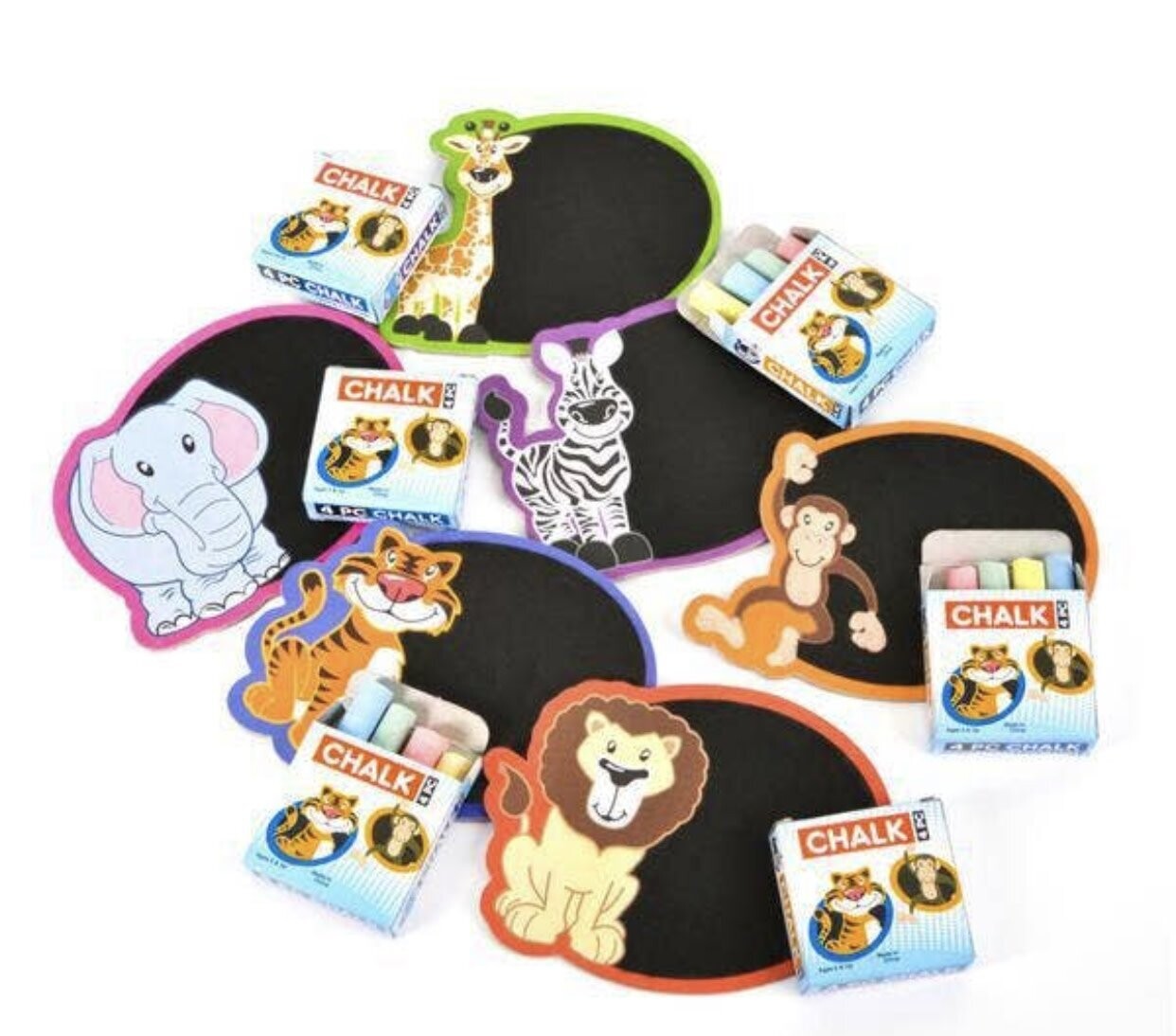 Zoo Animal Mini Chalkboard Set