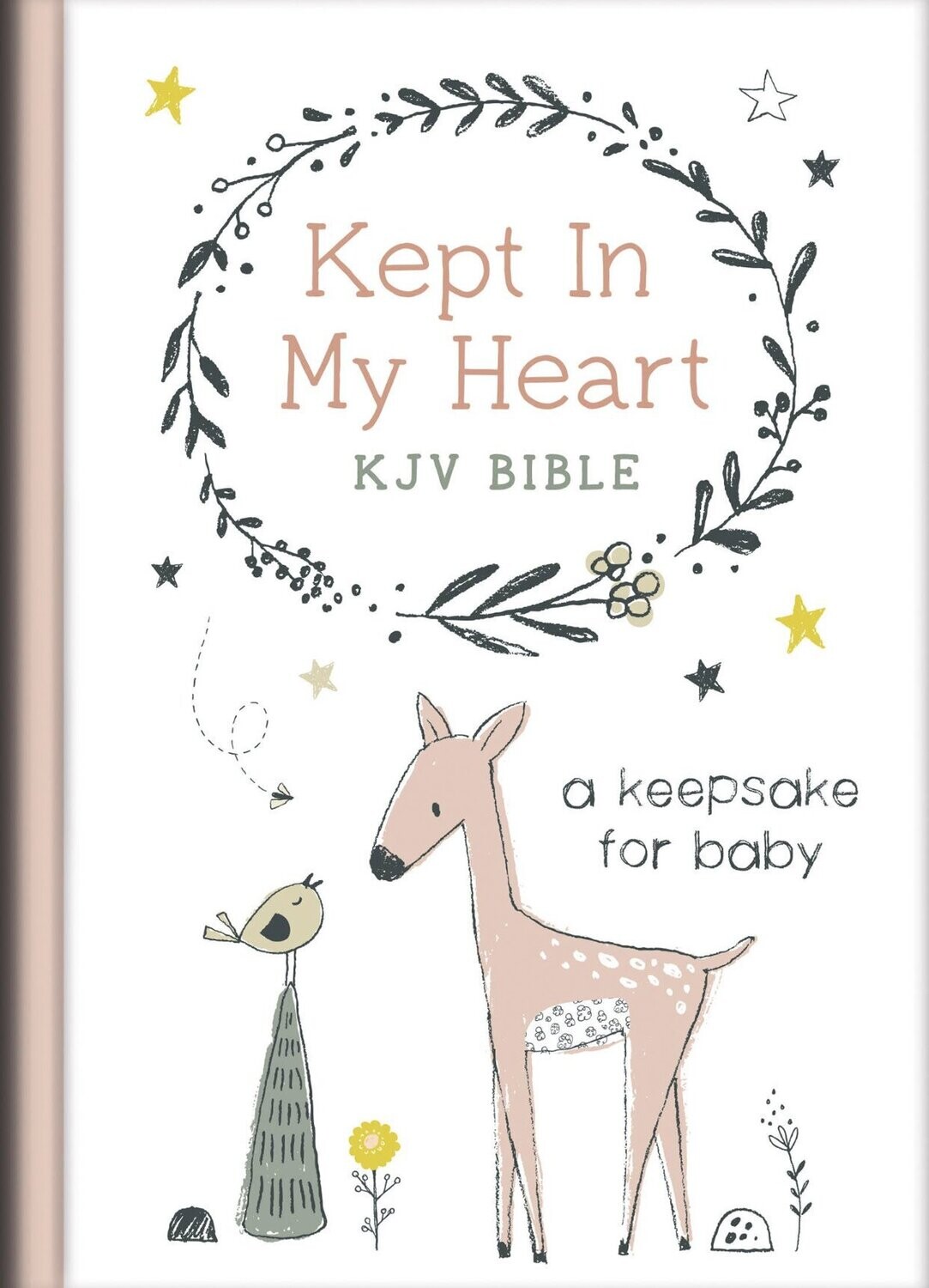 Kept in My Heart KJV Bible Coral Woodland