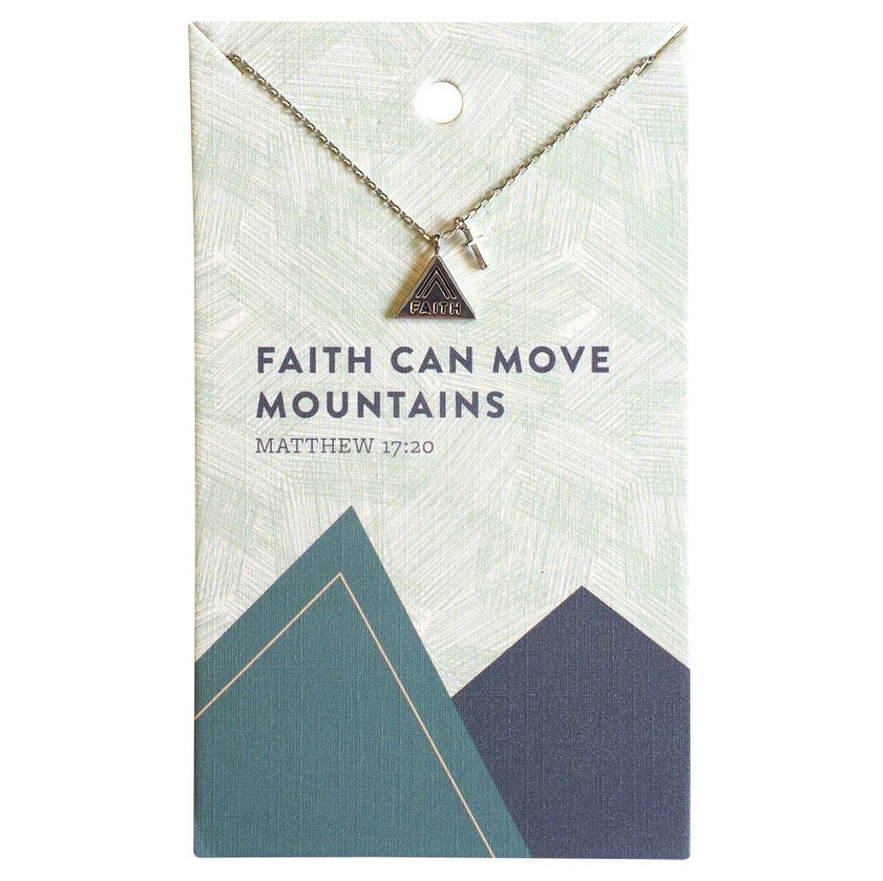 Faith Can Move Keepsake Necklace