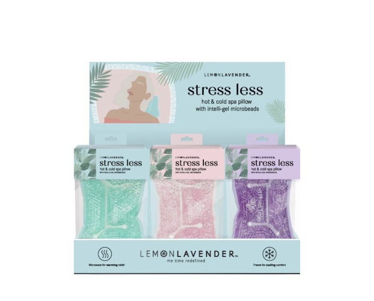 Lemon Lavender Stress Less Hot &amp; Cold Spa Pillow