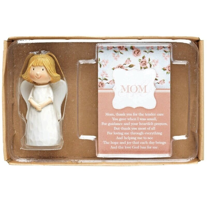 Angel Pray Card Mom thank you