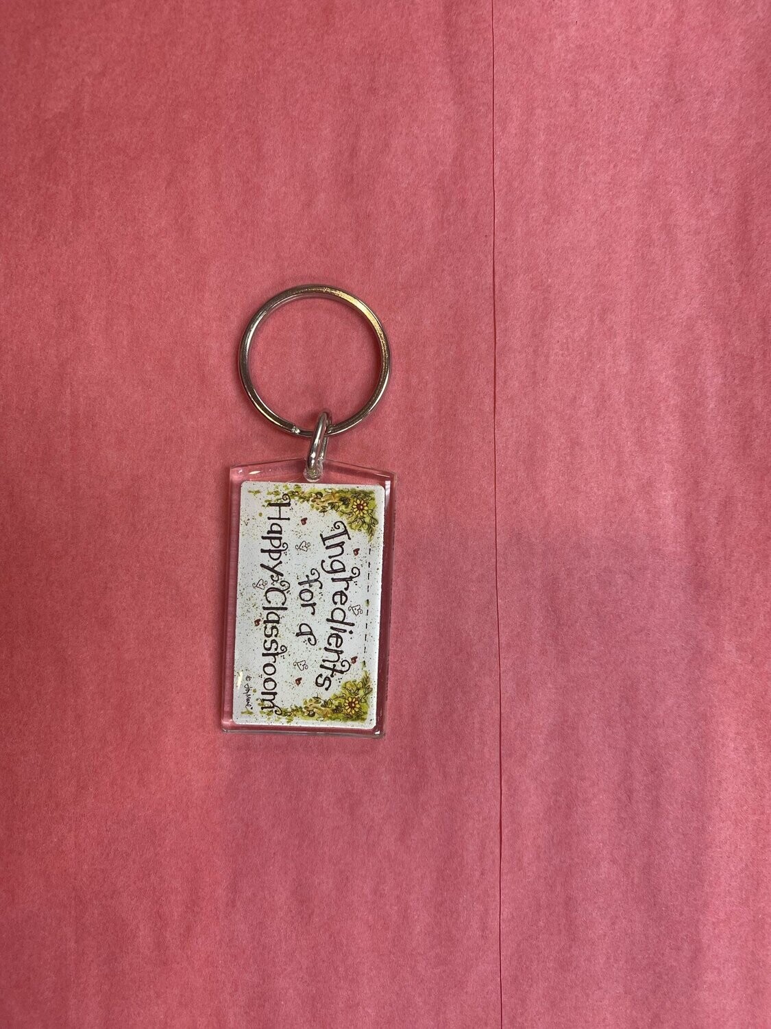 Happy Classroom Keychain