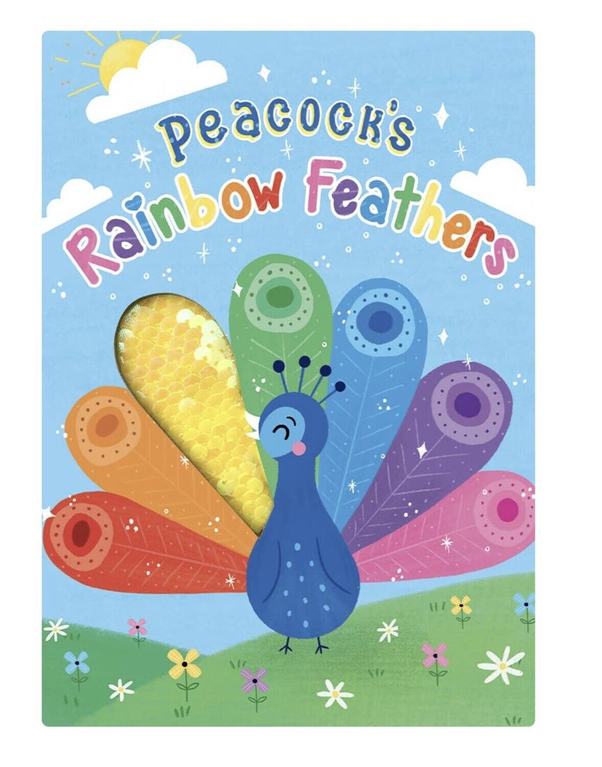 Peacock&#39;s Rainbow Feathers