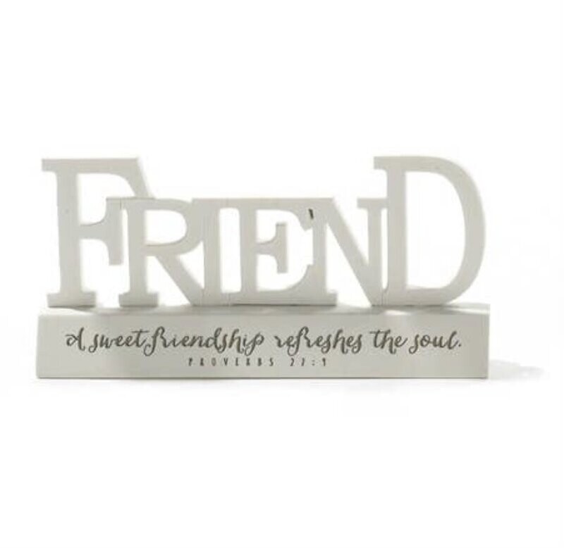 Friend Word Figurine