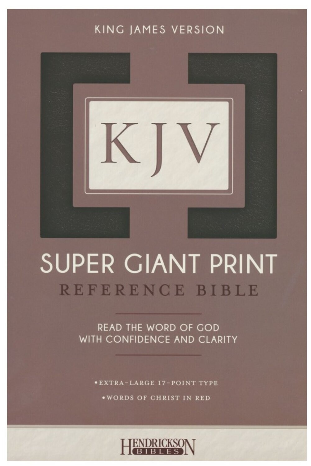 Super Giant Print KJV Reference Bible
