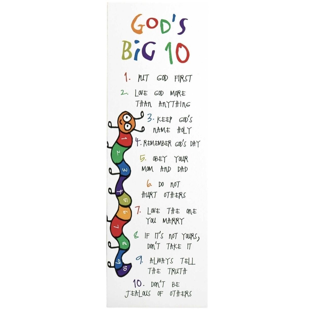 God’s Big 10 Bookmarks (12pack)