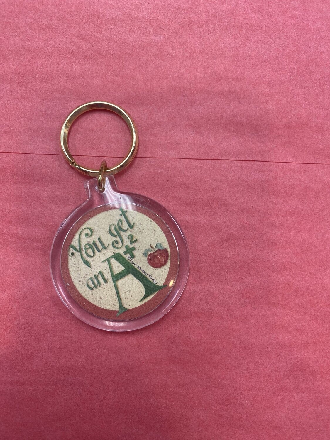 A+ Teacher Keychain