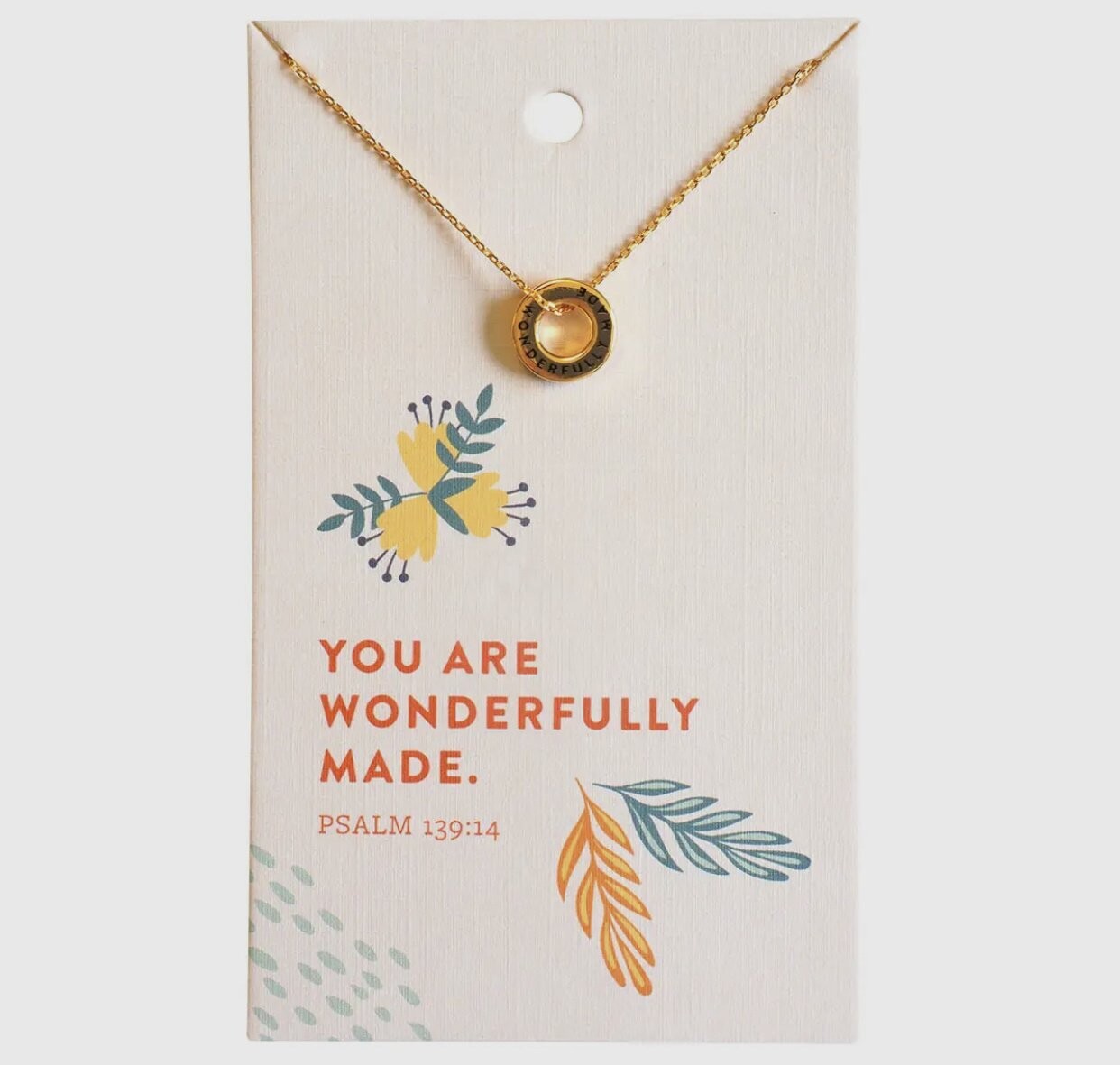 Wonderfully Made Keepsake Necklace