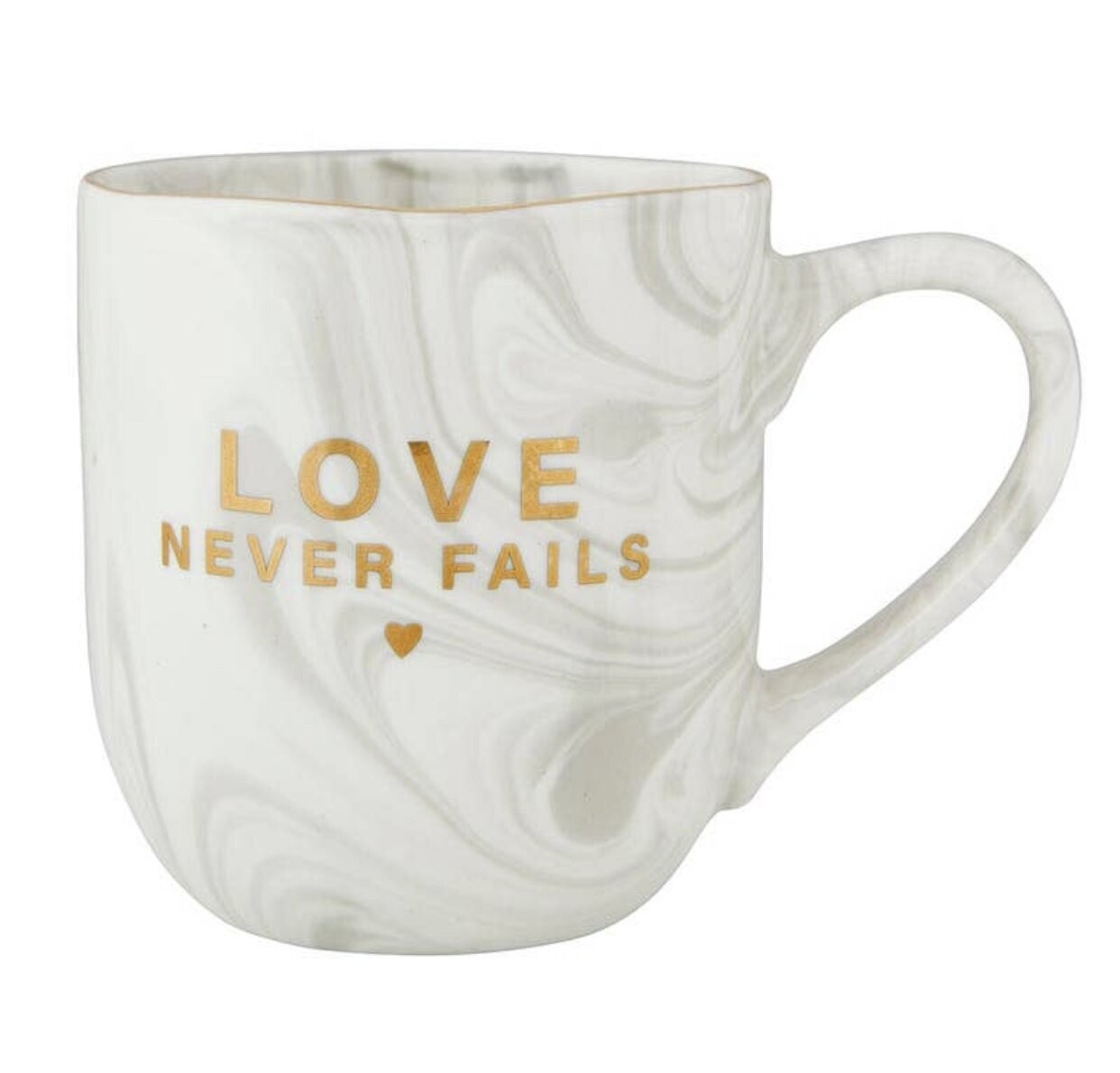 Love Never Fails Mug