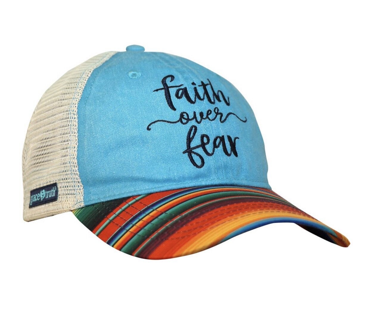 Grace &amp; Truth Faith Over Fear Womens Cap