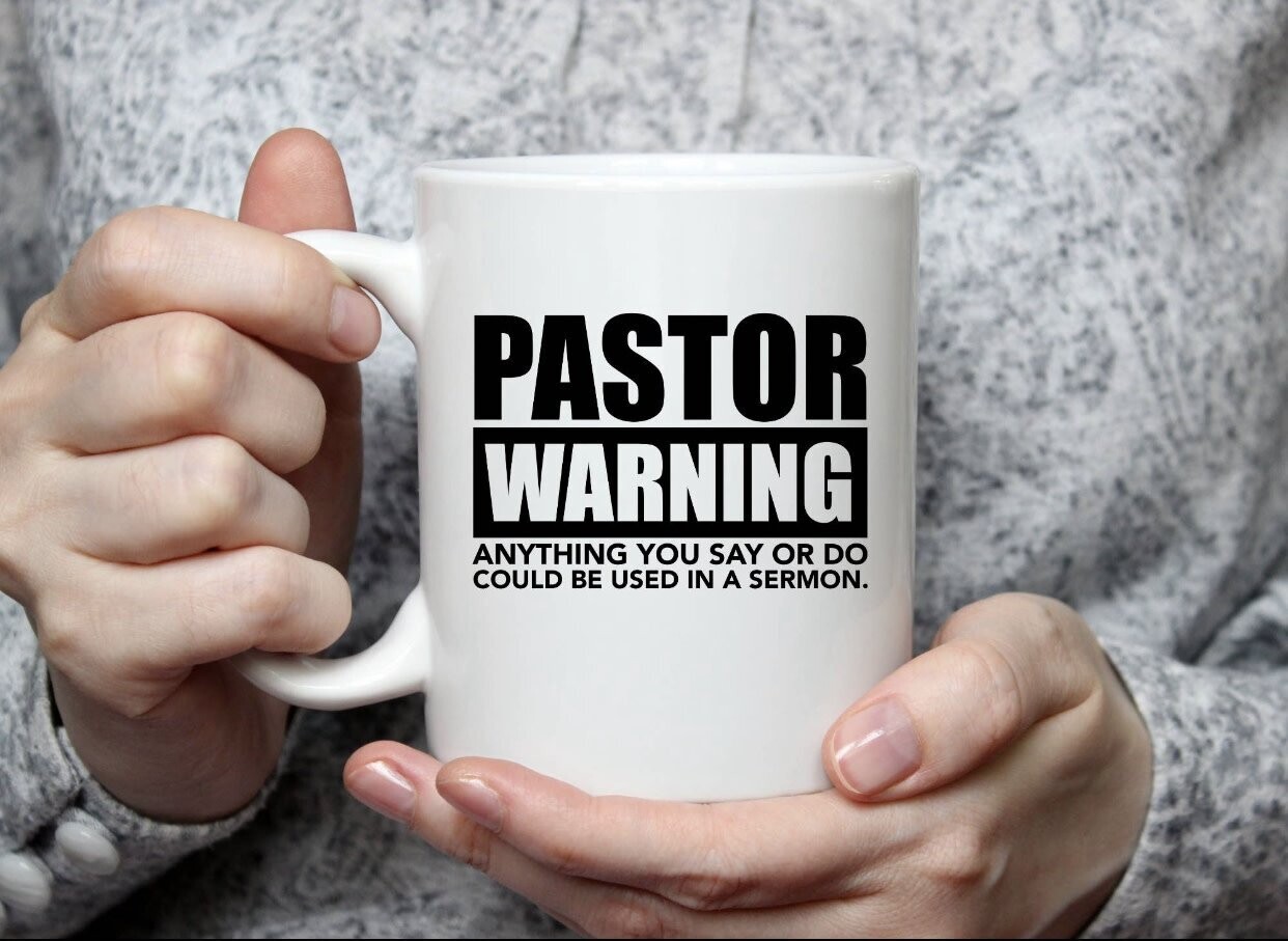 Pastor Warning Mug