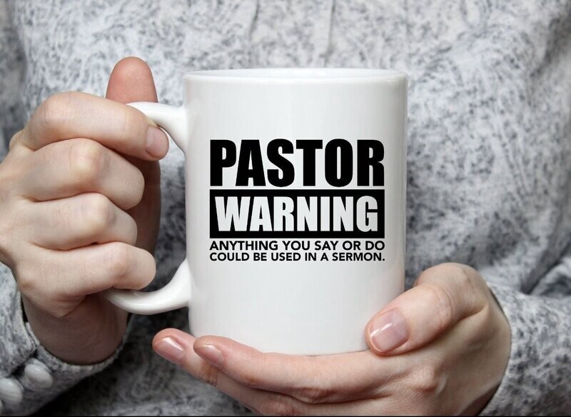 Pastor Warning Mug
